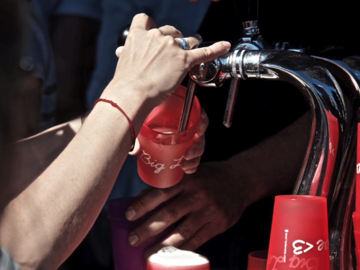 Gobelets réutilisables, personnalisés et personnalisables Esprit Planète Festival Big Love