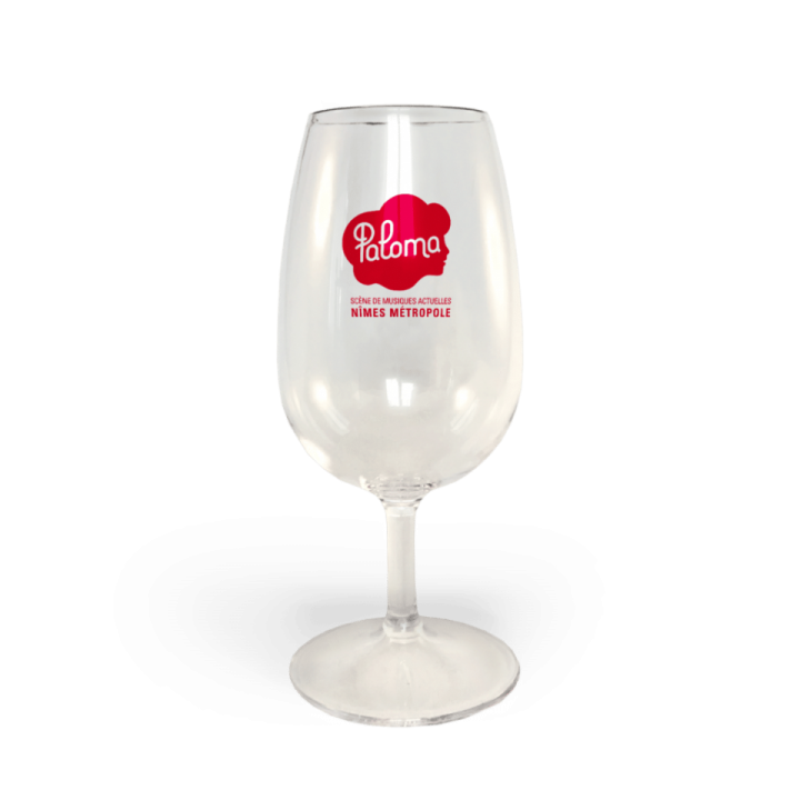 Verre à vin premium personnalisé et Réutilisable Paloma Smac