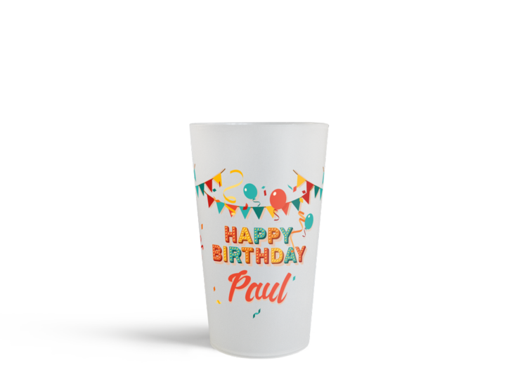 Gobelets anniversaire personnalisés