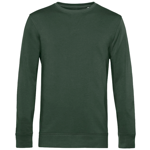 Sweat organique avant forest green