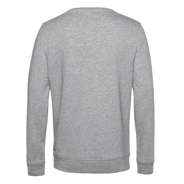Sweat organique arrière heather grey