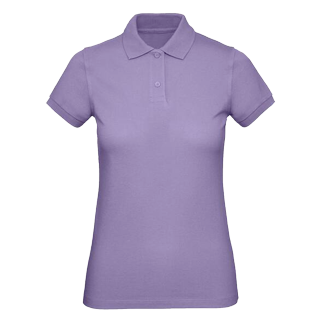 Polo bio femme millennial lilac