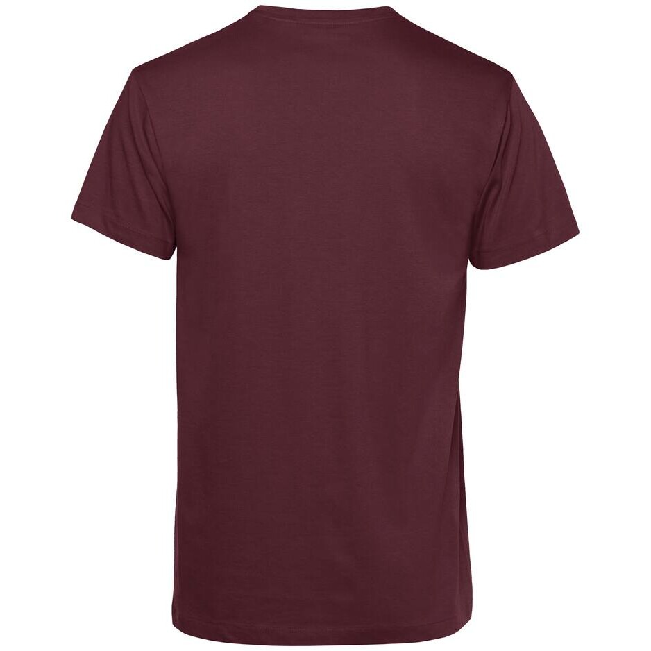 T-shirt organique personnalisé burgundy