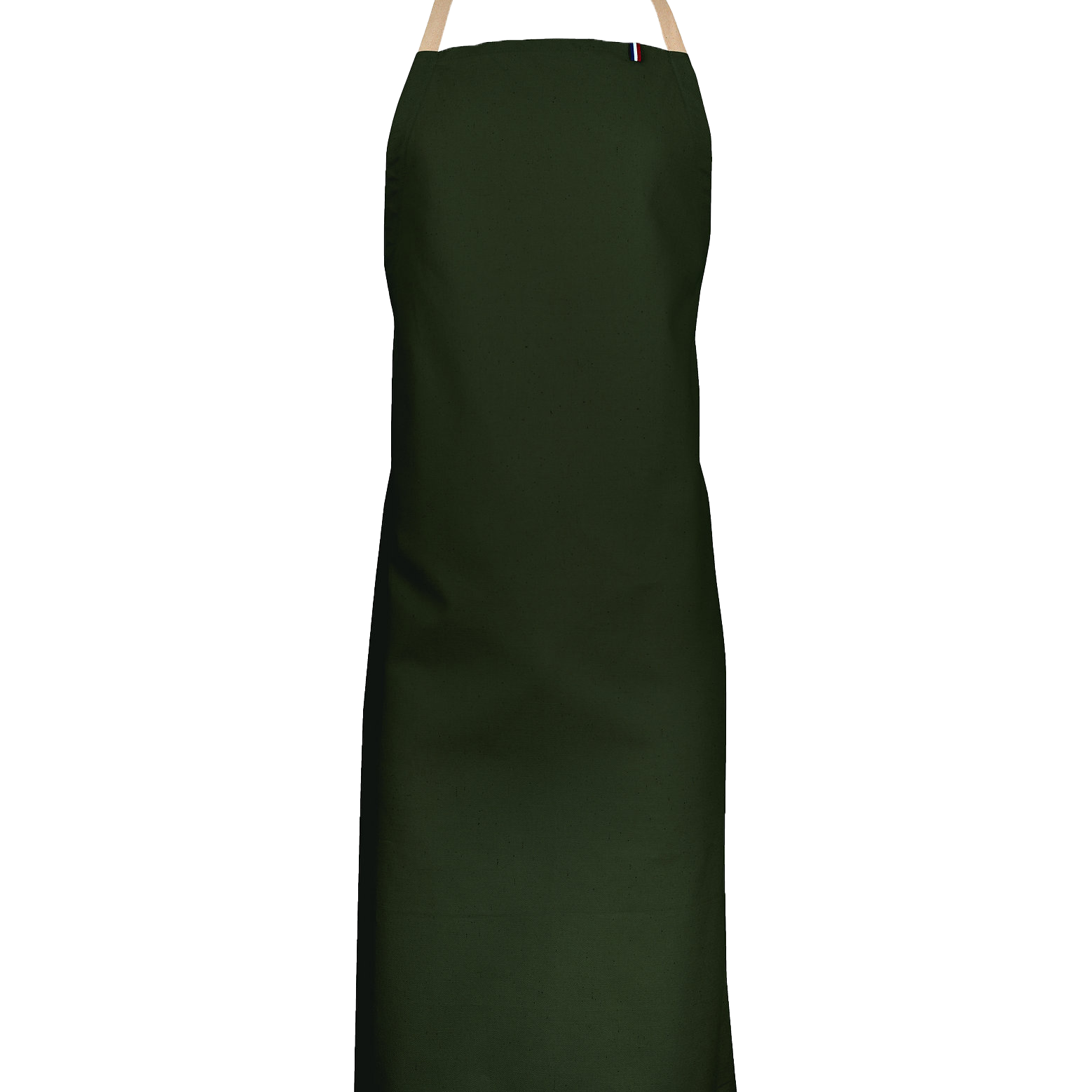 Tablier français long vert