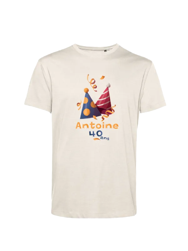 T-shirt personnalisé anniversaire 40ans