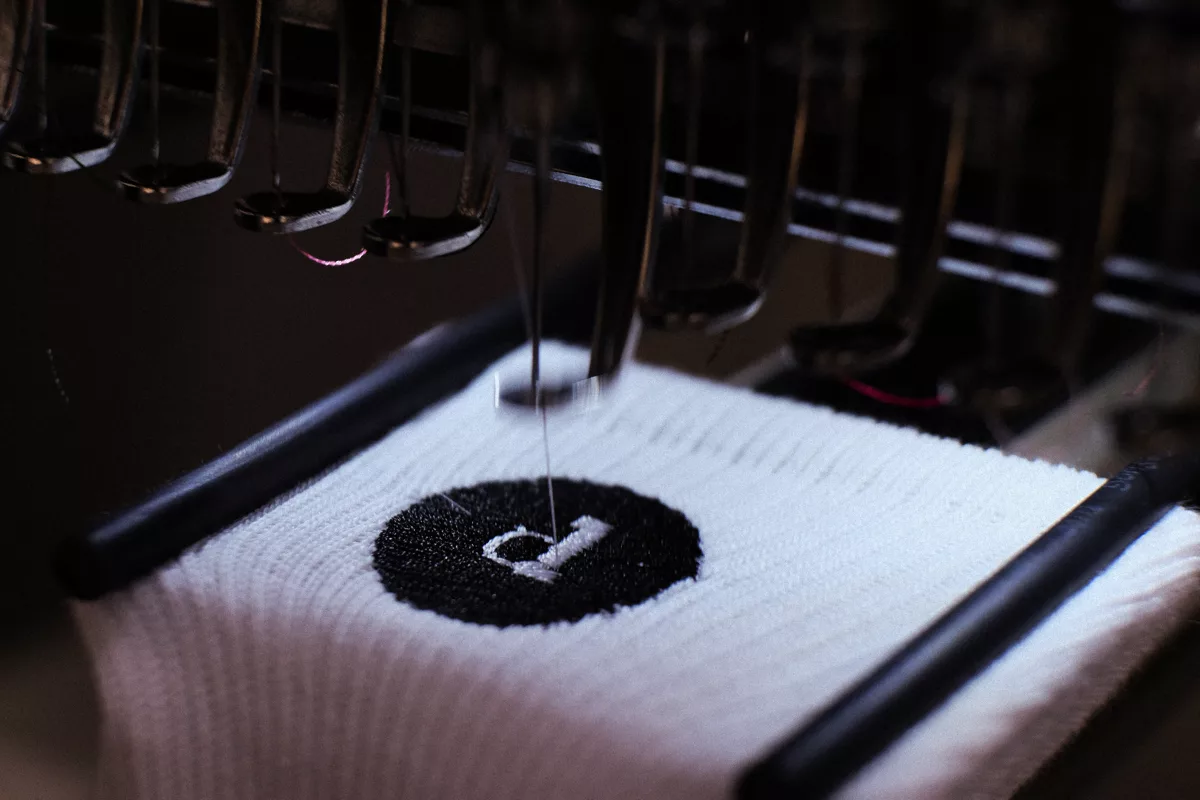 chaussettes broderie Dooinit Festival