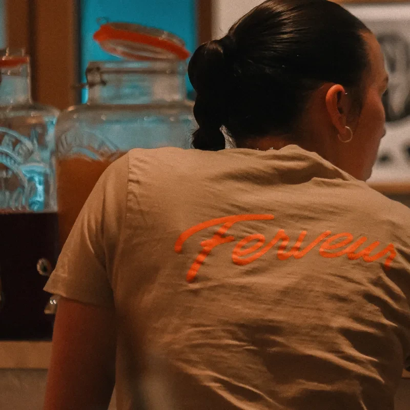 Sérigraphie sur T-shirt Ferveur